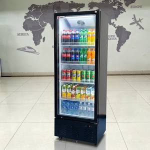 Refrigerador Vertical de <span class=keywords><strong>Bajo</strong></span> Ruido con Puerta de Vidrio y Control Digital de Temperatura para Tiendas de Bebidas - Product Image 1