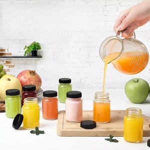 Botella de Vidrio Transparente Pequeña de 60 ml (2 oz) con Tapa, Mini Botella para Licores, Shots de Jengibre, Pociones, Jugos, Aceites Esenciales, Muestras de Whisky - Product Image 3