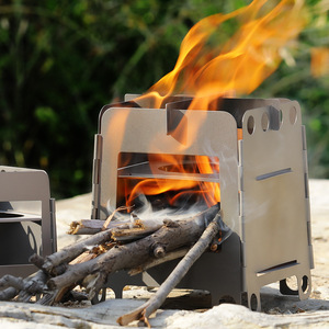 Titanyum kompakt hafif kamp sobası çok yakıtlar soba açık kamp balıkçılık Bushcraft için - Product Image 2