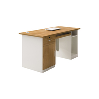 Escritorio y Silla de Computadora de Madera Modernos, Sencillos y Duraderos con Cajones para Uso Doméstico, Marca GENOVA, Garantía de 5 Años