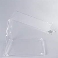 Vente en gros support transparent pour ordinateur portable en acrylique personnalisé support pour ordinateur portable