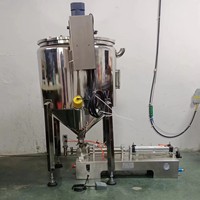 Petite Machine en Acier Inoxydable pour la Fabrication de Bougies : Pompe de Remplissage, Fonte et Chauffage de Cire, Remplisseuse de Pot, Fondoir à Cire