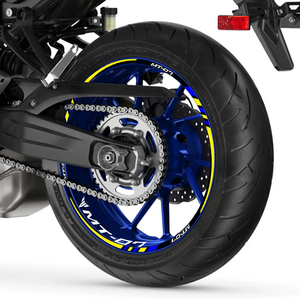 Para YAMAHA MT07 ruedas <span class=keywords><strong>de</strong></span> motocicleta calcomanías <span class=keywords><strong>de</strong></span> llanta cubo impermeable pegatina decorativa reflectante - Product Image 6