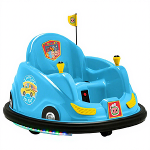 Coche Eléctrico de Choque 6V Azul Rojo Blanco Amarillo para Niños Pequeños, Juguete Eléctrico con Giro 360° para Niños - Product Image 1