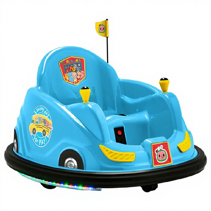 Yellow White Bumper Cars Customized Inflatable