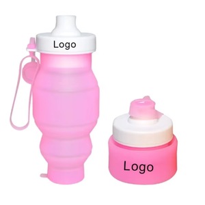 MUESTRA GRATUITA Botella de agua de poliéster, botella para bebidas, libre de BPA, a prueba de fugas, botella de agua deportiva para bicicleta, plegable, apta para bebidas carbonatadas - Product Image 5