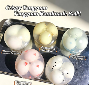 ลูกบอลบีบ ASMR Waxcracking ทำมือจาก TPR เนื้อนุ่ม คืนตัวช้า บรรเทาความเครียด ของเล่นสัมผัสกรอบๆ สำหรับเด็ก - Product Image 2
