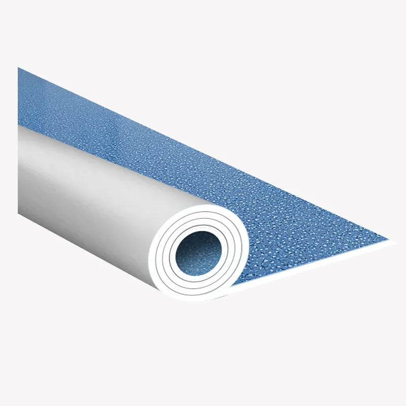 モダンな屋内PVCフローリング50平方メートルカスタマイズ可能な純粋なプラスチックロールパーケット表面処理簡単インストールビニールリノリウム