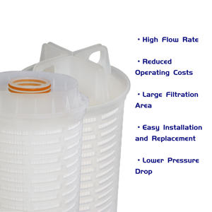 Élément filtrant de remplacement pour purificateur d'eau, cartouche filtrante à haut débit avec une efficacité élevée, meilleur filtre à eau - Product Image 2