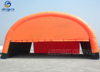 Tente de Garage de voiture à déploiement rapide Atelier de réparation gonflable extérieur portable Grande tente de Tunnel d'entrepôt