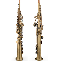 JEK 700RH Bb Soprano Saxophone Antique Brass Material