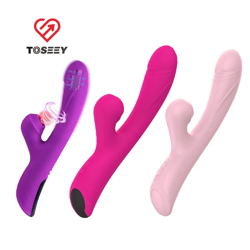 Volwassen Seksproducten Dual Motor Vagina Penis Dildo Massage Konijn Vibrator Met Verwarmingsmodus