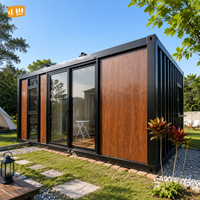 Maison modulaire préfabriquée de luxe durable de 20 pieds, maison-conteneur détachable pour petit espace de vie avec salle de bain et toilettes