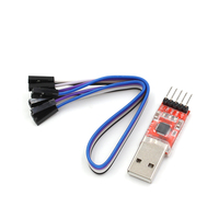 Módulo convertidor serial USB a TTL Tejiate CP2102, placa de montaje 6 en 1, adaptador de programación UART RS485 RS232, 3.3V 5V