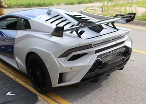 Pare-chocs avant et arrière en fibre de carbone STO, capot moteur, aileron arrière, vente directe d'usine pour LP580 LP610 - Product Image 6