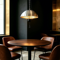 Mini Chauffage Halogène Suspendu au Plafond 700W avec Interrupteur à Bascule, Chauffage Électrique pour Usage Commercial en Café