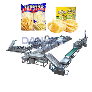 Línea de Producción de Papas Fritas Semiautomática de 1000 kg/h, Maquinaria para Papas Fritas Congeladas de Comida Rápida - Product Image 1