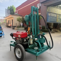 Foreuse rotative hydraulique diesel 25 CV pour puits d'eau, idéale pour l'agriculture et l'exploitation minière