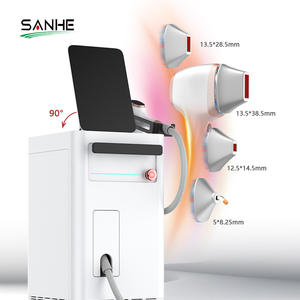 Mesin Laser penghilang rambut, daya tinggi 3000W 4 titik dapat ditukar ukuran 808nm Diode Laser dengan sistem Android penganalisa rambut - Product Image 1