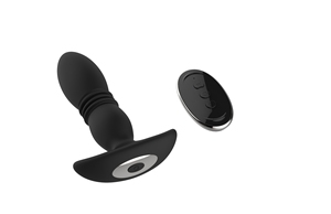 Juguetes Sexuales de Silicona para Adultos al por Mayor, Vibrador Anal con Electroestimulación, Masajeador de Estimulación por Choque para la Masturbación - Product Image 1