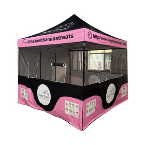 Auvent pliable pour les événements Salon professionnel personnalisé <span class=keywords><strong>Tente</strong></span> extensible fabriquée en Chine Gazebo Heavy Duty Marque de mode Tentes roses - Product Image 1
