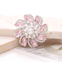 Nouveaux accessoires de luxe créatifs DIY en perles et cristaux, motif cheval éblouissant, en alliage de zinc, avec trou diamanté, pour coques de téléphone, miroirs et accessoires floraux DIY