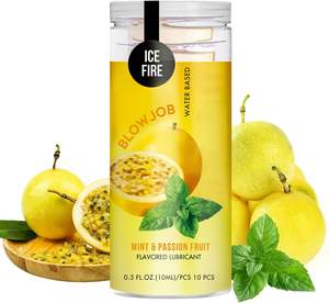 <span class=keywords><strong>Lubrifiant</strong></span> Comestible BED GAME pour Couples Adultes, <span class=keywords><strong>Lubrifiant</strong></span> Sans Rinçage, Lot de 10, Améliore l'Expérience Sexuelle - Fraise, Fruit de la Passion - Product Image 2