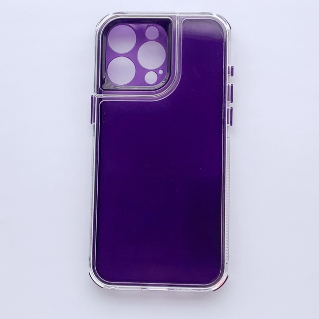 Wholesale Frosted Solid Color Clear Glitter TPU+PC Phone Case for 12 Pro for XR Seismic Protection Hot Sale Mobile Phone