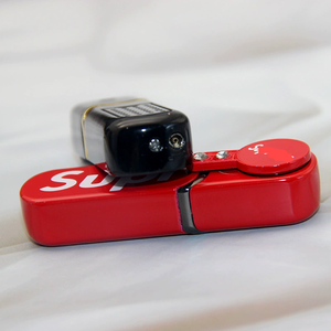 Metaal aansteker Zwarte technologie Volledig metaal opblaasbare aansteker Winddichte superaansteker - Product Image 3