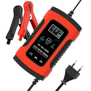 ユニバーサル<span class=keywords><strong>12V</strong></span> <span class=keywords><strong>5A</strong></span> 6Aスマート充電器オートバイ/カーパルス修理インテリジェントメンテナンス脱塩機鉛酸AGM GEL WET DC - Product Image 6