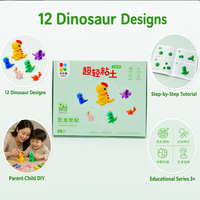 Kit de Pâte à Modeler Dinosaures en Gros – Kit Créatif pour Enfants – Jouet Éducatif DIY – Argile Souple Auto-Durcissante pour la Classe