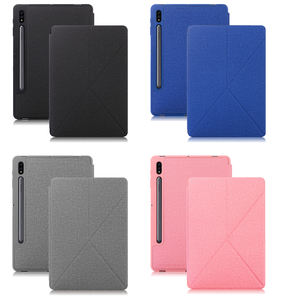 เคสหนังอเนกประสงค์,สำหรับ <span class=keywords><strong>Samsung</strong></span> <span class=keywords><strong>Galaxy</strong></span> <span class=keywords><strong>Tab</strong></span> <span class=keywords><strong>S7</strong></span> <span class=keywords><strong>FE</strong></span> S8 Plus ฝาหลังพร้อมที่ใส่ปากกา12.4นิ้ว - Product Image 1