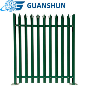 Clôture de sécurité <span class=keywords><strong>en</strong></span> <span class=keywords><strong>fer</strong></span> <span class=keywords><strong>forgé</strong></span> Euro Palisade, clôture de jardin, portail décoratif <span class=keywords><strong>en</strong></span> métal noir pour jardin - Product Image 5
