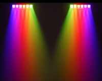 Lyre LED mobile 6*60W à faisceau lumineux RGBW avec bande émettrice, barre mobile LED Snake pour scène et DJ, avec DMX512, fonction Focus et Flash