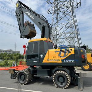 Grande stato di seconda mano escavatore usato <span class=keywords><strong>Hyundai</strong></span> escavatore ruota 210 usato <span class=keywords><strong>Hyundai</strong></span> escavatori in magazzino - Product Image 1