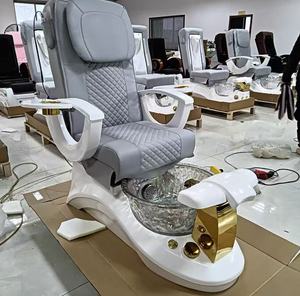 เก้าอี้สปาเท้าไฟฟ้าแบบพกพาปรับได้เก้าอี้นวดเล็บเท้าสำหรับร้านทำเล็บ - Product Image 4