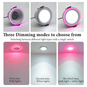 Prix abordable, panneau lumineux LED moderne en PVC acrylique, CCT en option 3000K-6000K, <span class=keywords><strong>spot</strong></span> 8+8W, encastré, plafonnier, éclairage encastré - Product Image 3