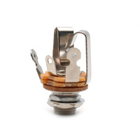 Prise jack stéréo 6,35 mm (1/4 pouce) pour guitare électrique, basse, sortie de micro