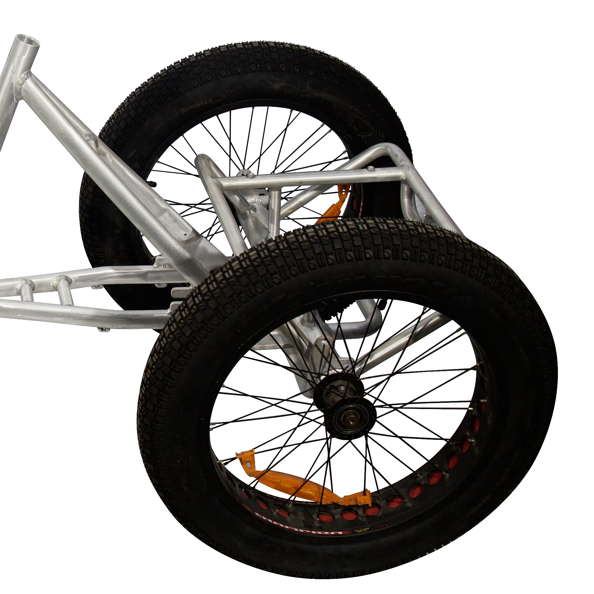 산악자전거용 알루미늄 합금으로 만들어진 Bafang 모터 및 배터리 박스가 장착된 3 륜 전기 자전거 프레임 대량 판매