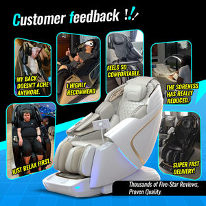 L36 China Mejor Lujo 2024 Silla de Masaje de Alta Gama Eléctrica 4D 3D Gravedad Cero Estiramiento Corporal Completo Masajeador Corporal Completo - Product Image 5