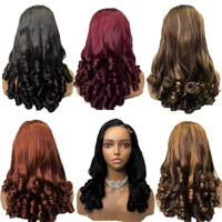 Promotion Letsfly Perruque à fermeture en dentelle 5*5 sans colle 300 grammes 20 pouces 10A Cheveux humains vierges Fournisseurs, Perruques en cheveux humains à ondulation lâche