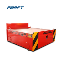 Chariot de transfert électrique à contact coulissant, personnalisé, capacité 1-300T, chariot à plateau robuste sur rail pour la manutention industrielle