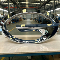 Enseigne lumineuse LED néon en métal 3D personnalisée pour logo de voiture, intérieur/extérieur, avec nom de marque, alimentée à l'énergie solaire pour entreprises