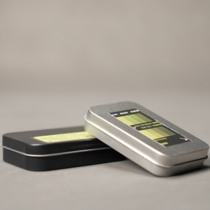 Petit étui à cigarettes à couvercle articulé personnalisé en étain Cadeau Bonbons Menthe Maquillage Outils Stockage Conteneur Rectangulaire Boîte en métal - Product Image 2