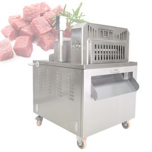 <span class=keywords><strong>Prix</strong></span> d'usine QK500 500kg/h Machine industrielle <span class=keywords><strong>de</strong></span> découpe <span class=keywords><strong>de</strong></span> viande en acier inoxydable SUS304 pour bœuf, <span class=keywords><strong>porc</strong></span>, poulet congelés CE - Product Image 1