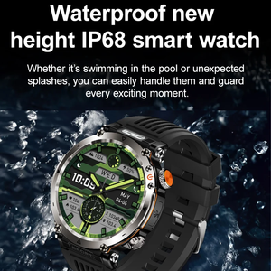 HT30 Интеллектуальный HD Круглый Большой экран 600 мАч прожектор компас оценочная лампа точный алгоритм движения умные часы - Product Image 4