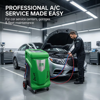 Machine de rinçage et de vidange d'huile de climatisation automobile automatique HO-X811 HONOW avec compresseur Danfoss SC12G et vitesse de vide élevée