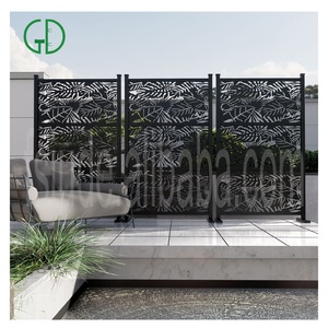 GD Aluminium <strong>DIY</strong> 3 Step Patio Brown Black Grey Privacy Screen <strong>Ideas</strong> Outdoor Planter Retractable <strong>Fence</strong> - Product Image 2