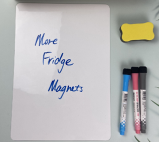 Magnetic board + pen + board eraser