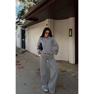 Conjunto de Chándal Cortavientos Transpirable con Detalles Rayados Ahumados, Estampado con Efecto Ácido, con Capucha, Tallas Grandes, para Maternidad, con Logo, para Invierno y Verano - Product Image 5